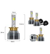 D2S/ D2R LED výbojka 35W, 12V, P32d-2, 6000k, CANBUS 66240