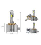 D3S/ D3R LED výbojka 35W, 12V, PK32d-5, 6000k, CANBUS 66340