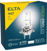 12V H7 LED ŽIAROVKA PX26D, ELTA VISION PRO - SADA 2 KS
