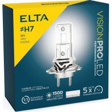 12V H7 LED ŽIAROVKA PX26D, ELTA VISION PRO - SADA 2 KS