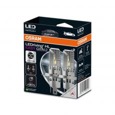 Osram LEDriving HL EASY H4/H19 GEN 2 12V P43t / PU43t-3 6500K 2ks
