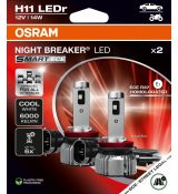 H11 OSRAM NIGHT BREAKER LED SMART s homologizáciou 12V 14W BOX 64211DWNBSM-ECE