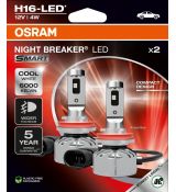 H16 OSRAM Night Breaker LED SMART 12V 4W 6000K +330% (64219DWNBSM-2HB) – 2ks