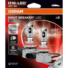 H16 OSRAM Night Breaker LED SMART 12V 4W 6000K +330% (64219DWNBSM-2HB) – 2ks