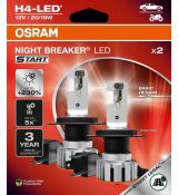 Osram H4 LED NIGHT BREAKER +230% 64193DWNBST-2HB 6000K 2ks + darček