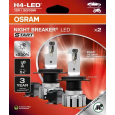 Osram H4 LED NIGHT BREAKER +230% 64193DWNBST-2HB 6000K 2ks + darček
